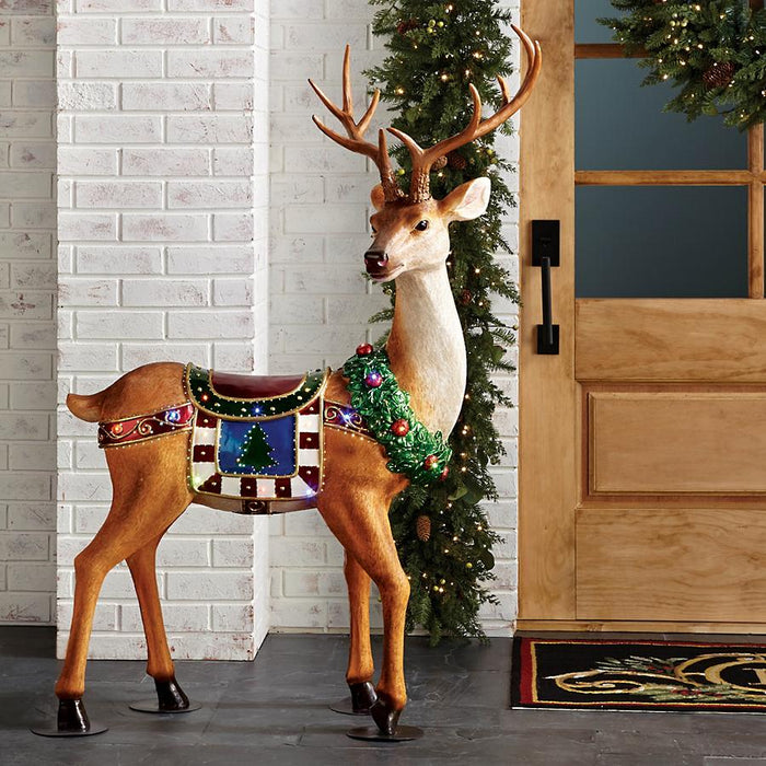 Ellesmere LED Standing Reindeer (Display Unit)