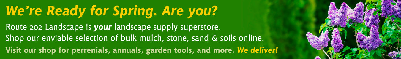 Buy bulk mulch, stone, sand and soil online near Flemington, NJ. Spring planting season is here!