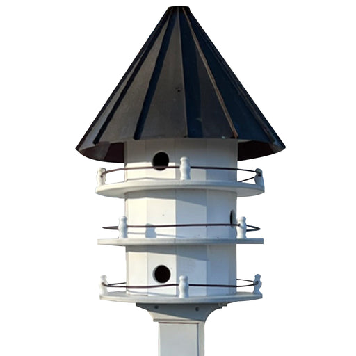 Amish Handcrafted 12-Room Purple Martin Birdhouse | 26" Weatherproof Recycled Plastic | USA