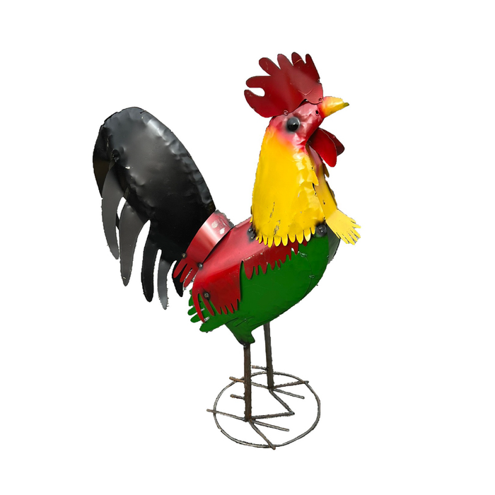 39" Metal Gyro Rooster