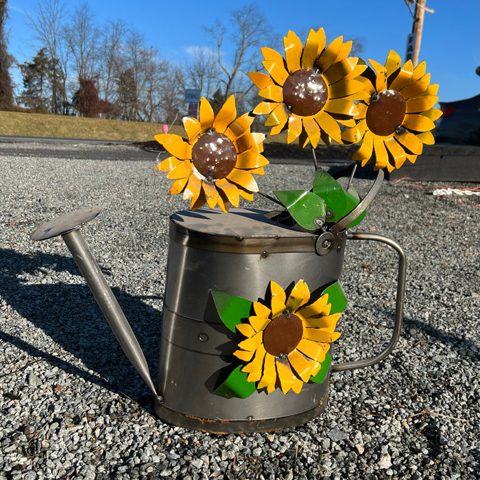 Watering Can With Sunflowers