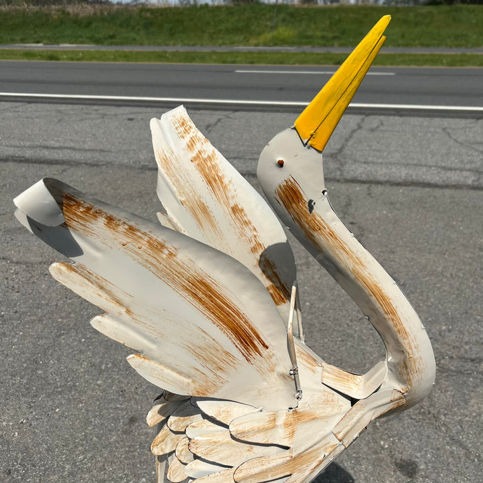 39" Open Wings Egret